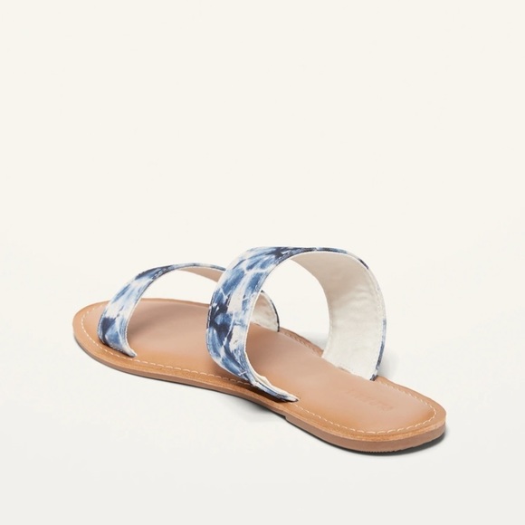 tie-dyed Double-Strap Sandals with Memory Foam Size 8 - Picture 6 of 7